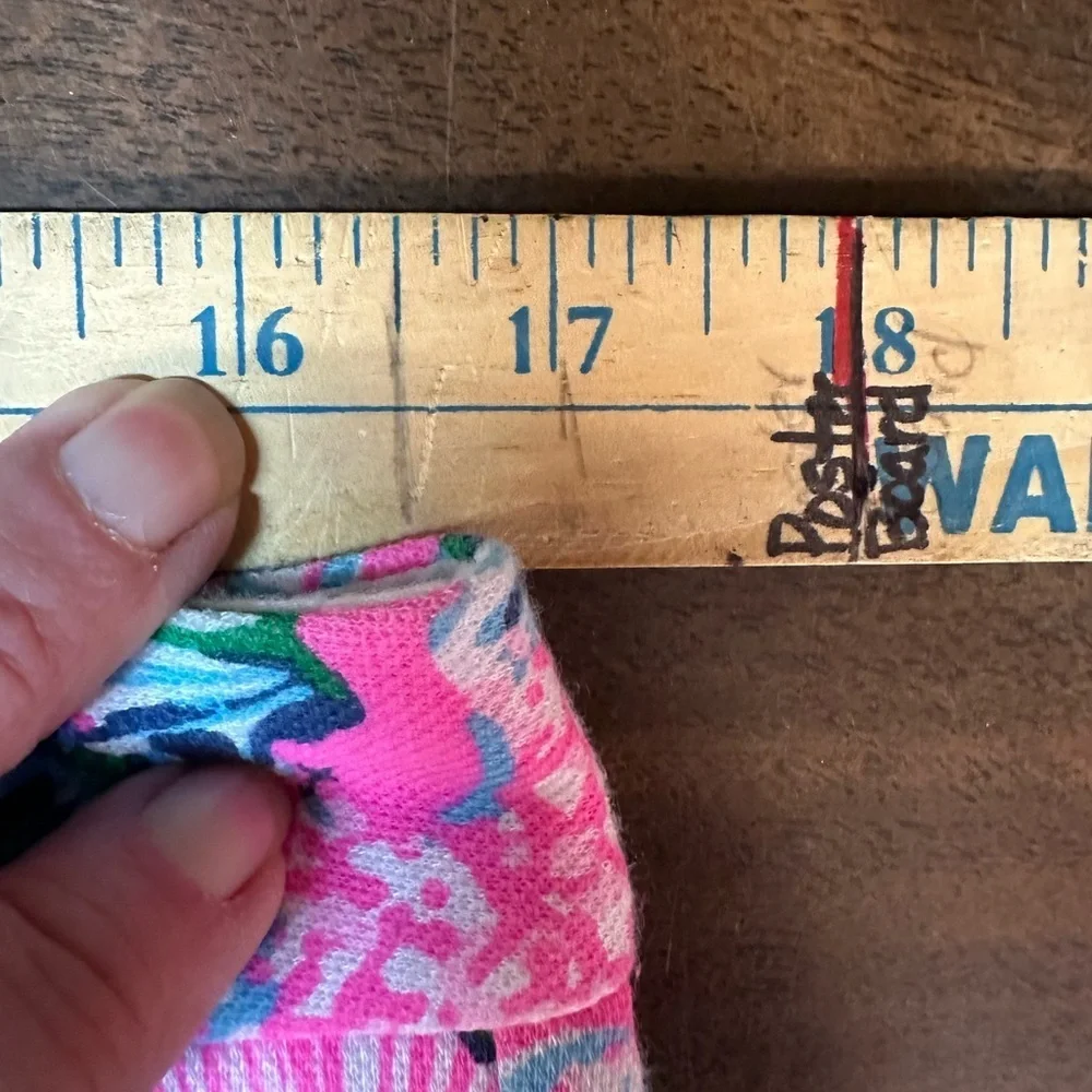 Lilly Pulitzer Pink and Blue Floral High Waist Shorts